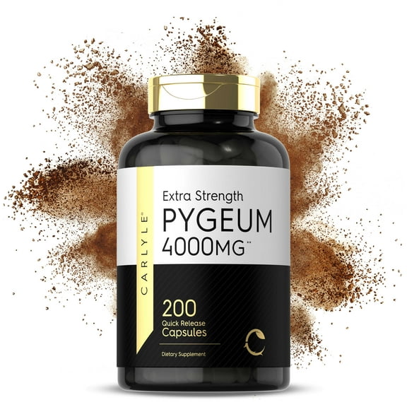 Pygeum Africanum Bark 4000mg | 200 Capsules for Men and Women | by Carlyle