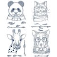 thumbnail image 1 of Kit Pegatinas Tatuaje Temporal 4 Uds. Impermeables para Adultos, 1 of 9