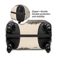 thumbnail image 4 of Qekee Cows On The Farm Elastic Luggage Cover, Double-sided Print, Invisible Zipper, for Travel, Business, Daily - Small, 4 of 9