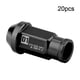 thumbnail image 3 of Tornillos Para Neumáticos De Automóvil, 20 Piezas, Tuercas De Bloqueo De Ruedas De Aluminio Con Orejetas De Carreras Seguras Para Automóviles, Tornillos Para Neumáticos M12X1.5(Negro), 3 of 5