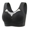 thumbnail image 1 of Fgnfyis Bretelles Transparentes Confortables et Aguichant pour Femmes Sans Fil Dos Nu Sans Mousse avec Bretelles Convertibles Soutiens-Gorge Femmes Noir 38, 1 of 3