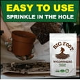 thumbnail image 2 of Big Foot Granular Mycorrhizae - Double Your Plant Size – Easy to Use – Made in USA – Treats 30 Plants (7,500 mycorrhizal Spores) 4 Ounces, 2 of 9