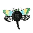 thumbnail image 3 of Evergreen Metal and Glass Shaped Wall Clock, Dragonfly- 12.75 x 16.5 Inches Fade and Weather Resistant Outdoor Decor for Homes, Yards and Gardens, 3 of 3