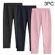 thumbnail image 1 of Odeerbi 3-12 Años Niñas 3 Pcs Leggings Medias Elásticas Pantalones Recortados Suavidad Cómoda Medias Respirables, 1 of 9
