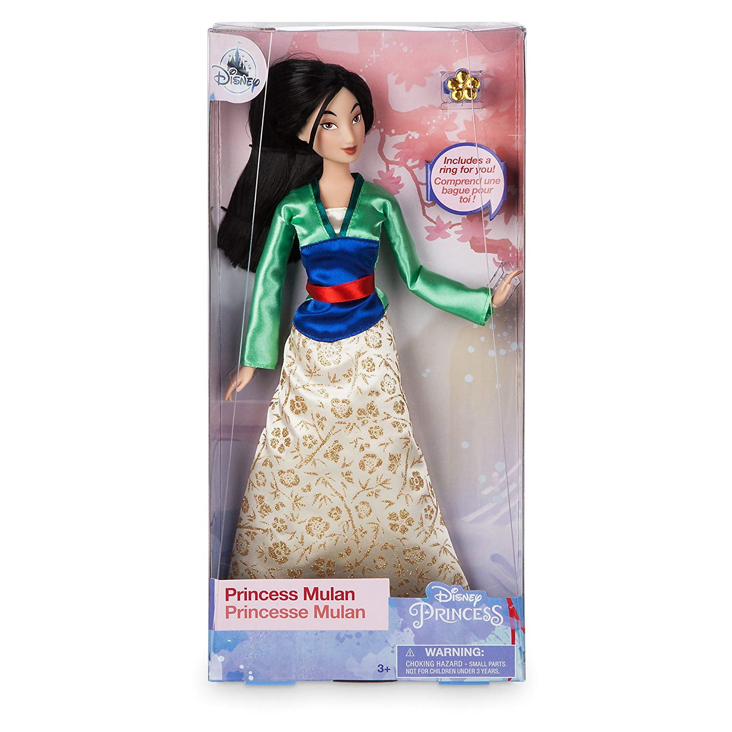 staal Oogverblindend favoriete Disney Princess Mulan Classic Doll with Ring New with Box - Walmart.com