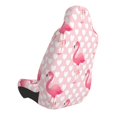 thumbnail image 2 of Honeii Cute Flamingo with Heart Print Car Seat Cover,Car Interior Covers,Universal Fit Seat Protector, Compatible with Most Cars, SUVs, Trucks, and Vans, 2 of 5