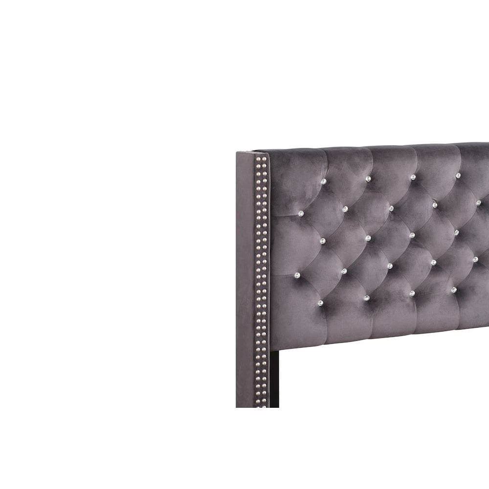 Glory Furniture Julie Full Bed in Gray Color