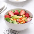 thumbnail image 5 of Large White Porcelain Bowl, Big Ramen And Pho Bowl Set Of 3 For Daily Meal, 5 of 7
