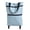 Color:Sky Blue, variant on Foldable Rolling Shopping Bag with Wheels for Grocery Trip and Errands