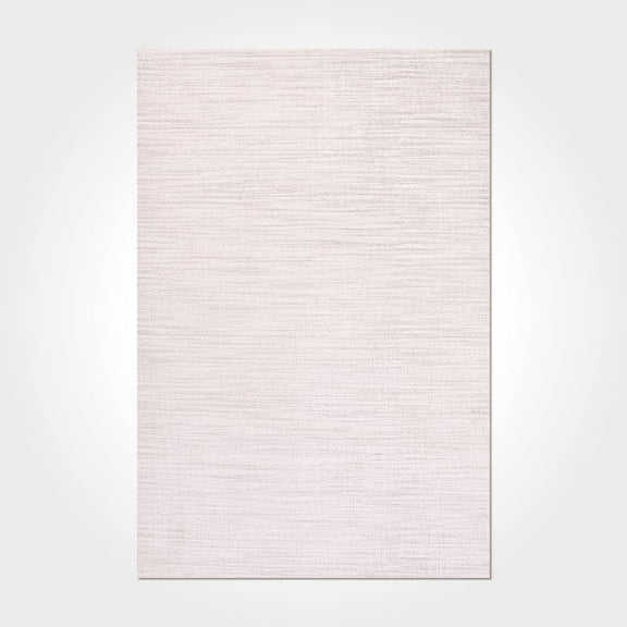 Alexandra Cream Flat Knitwear Acrylic Area Rugs for Living Room Jacquard Textured Modern Rugs Soft Geometric Rug for Bedroom Washable Rug Non-Slip Bohemian Carpet Perfect for Dining Room Office Beige