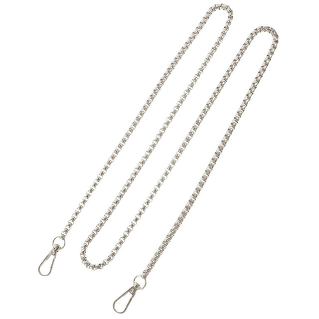 IDEANATEGRATE Para Bolso De Mano En Metal Plateado Decorativa Desmontable Para Bolsos Y Tote