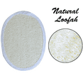 thumbnail image 3 of Exfoliante corporal de esponja de lufa natural (paquete de 2), fabricado con esponja de lufa de ducha ecológica y biodegradable, lufa para mujeres y hombres2 unidades (blanco) Jormftte CPB-DE-LYY22-1, 3 of 5