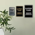 thumbnail image 3 of Portrait Round Slippery Floor Sign (Brushed Gold) - Large, 3 of 7