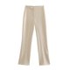 thumbnail image 1 of TRAFZA, traje de pantalón liso elegante para mujer, camisetas sin tirantes sexis con botón frontal + pantalón con abertura lateral, conjuntos de ropa de calle de moda femenina, 1 of 5