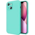 thumbnail image 2 of Xpm Case for Apple iPhone 13 Pro (6.1") Liquid Silicone Hybrid Gel Rubber Protection with Microfiber Lining Shockproof TPU Cover for iPhone 13 Pro - Green Mint, 2 of 8