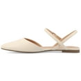 thumbnail image 3 of Journee Women's Martine SuperNatural Shades Narrow Width Buckle Pointed Toe Flats, 3 of 10