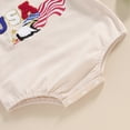 thumbnail image 7 of Bagilaanoe 4th of July Newborn Baby Boy Girl Rompers Star Embroidery Short Sleeve Bodysuit 3M 6M 12M 18M Infant One Piece Short Jumpsuit for Independence Day, 7 of 7