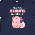 thumbnail image 4 of Inktastic Always Axolotl Questions Cute Curious Axolotl Boys or Girls Baby T-Shirt, 4 of 5