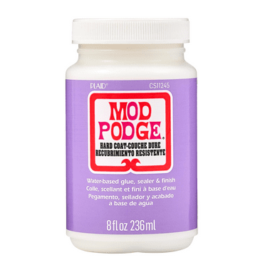 Mod Podge Clear Satin Waterbased Sealer, Glue, and Finish, 8 fl oz