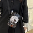 thumbnail image 4 of Para Espeluznante Bolso Bandolera PU Halloween Hobo Pequeño Gran Capacidad, 4 of 9