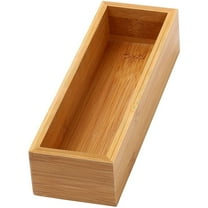 YBM Home Bamboo Drawer Organizer Storage Box, Adult Brown