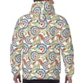 thumbnail image 7 of Naloa Paisley Floral 5 Men's Casual Hooded Collar Drawstring Hoodies Pullover Sweatshirts Casual Long Sleeve Shirts-XX-Large, 7 of 7