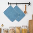 thumbnail image 5 of EEEkit 2pcs Dish Drying Mats, Absorbent Microfiber Kitchen Dish Drainers, 16 x 12", Blue, 5 of 6