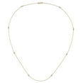 thumbnail image 5 of Primal Gold 14 Karat Two-Tone Textured Circles Necklace, 5 of 5
