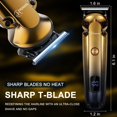 thumbnail image 3 of Kit recortador de barba Hatteker, afeitadora eléctrica para hombre, 6 en 1, 3 of 7