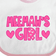 thumbnail image 4 of Inktastic Meemaw's Girl Girls Baby Bib, 4 of 4