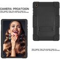 thumbnail image 5 of FIEWESEY Kids Cover Case for Samsung Galaxy Tab A8 10.5 Inch (SM-X200/SM-X205/SM-X207),Dual Layer Hybrid Protective Case with Kickstand for Samsung Galaxy Tablet A8 10.5"(2022 Released)(Black/Black), 5 of 6