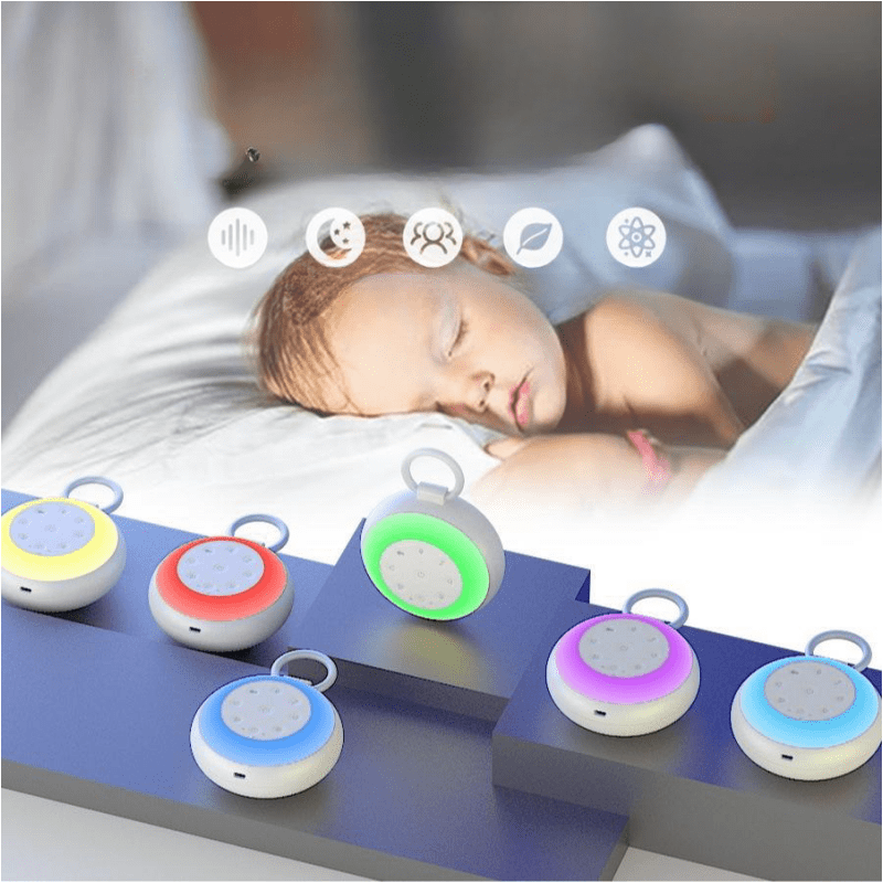Tancola Portable   White Noise Sound Machine with 24 Relaxing Sounds, Adjustable Night Light for Baby & Adults