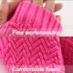 thumbnail image 3 of Puños de piel sintética para muñecas: calentadores de brazos sin dedos para mujer, guantes elásticos de invierno, guantes acrílicos, guantes largos, 3 of 5
