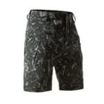 thumbnail image 5 of WTOBBY Men's Ripstop Camouflage Utility Shorts, Multi-Pocket Abrasion-Resistant and Breathable, Ideal for Hiking, Camping, Construction Tactical Use,Black L, 5 of 5