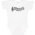 thumbnail image 3 of Inktastic Music Staff Musical Boys or Girls Baby Bodysuit, 3 of 5