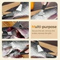 thumbnail image 3 of Sharp Stainless Steel Fish Scaler,Multifunction Fish Scale Planer Knife,Fish Scaler Remover Fishs Cleaning Tool Descaler Scales Scraping Tool for Home Market Restaurant (Black/3pcs), 3 of 7