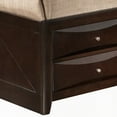 thumbnail image 4 of Marilla G1525G-QSB3 Queen Storage Bed in Cappuccino - Features Dovetailed Drawers & More, 4 of 6