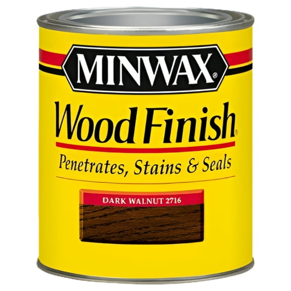 Minwax 22716 1/2 Dark Walnut Wood Finish Interior Wood Stain