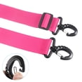 thumbnail image 4 of Uxcell 100cmx3.8cm Ski Carrier Strap, 2 Pack Snowboard Boot Carrying Strap Bright Pink, 4 of 7