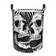 thumbnail image 1 of Fotbe Psychedelic Skull Illusion Art Cesto de Ropa con Asas, Cesto Impermeable de Gran Capacidad, Bolsa de Lavado para Dormitorio, Cesto de Ropa con Ruedas y Asas-Medium, 1 of 6