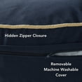 thumbnail image 3 of Happy Hounds Scout Round Reversible Pillow Dog Bed, Denim, Small, 3 of 7