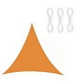 thumbnail image 6 of LA TALUS Sun Shade Sail Multi-sizes Triangle Waterproof UV-Proof Polyester Oxford Cloth Garden Patio Sand UV Block Canopy Awning Outdoor Supplies Red size A, 6 of 13