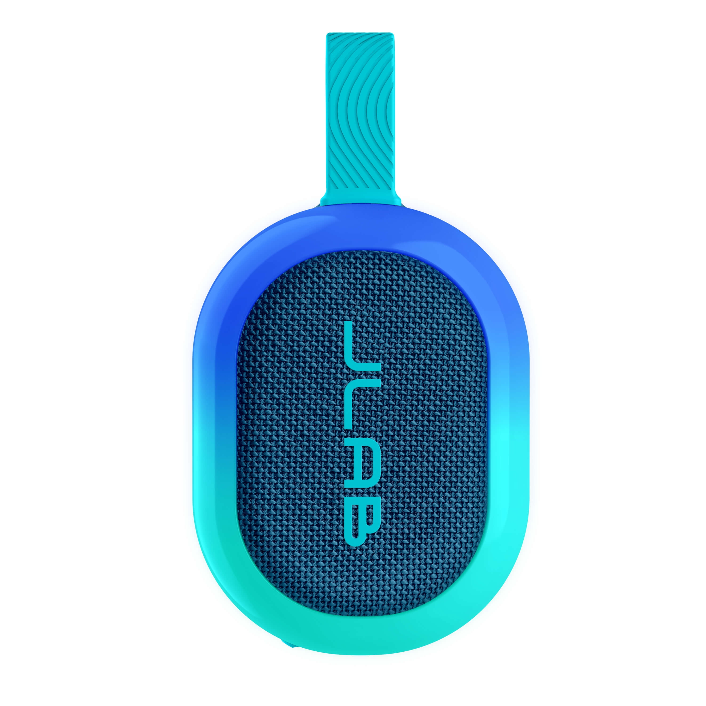 JLab Pop Party Portable Bluetooth Speaker, 5W, 8 Hour Playtime, RGB Lighting, Splashproof, Navy