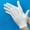 White, variant on Clearance hand protector under $5,Pure Cotton Gloves Thickened Disc Pearl Text Etiquette Cotton Gloves 1PC