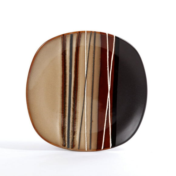 Bazaar Brown 8.5-Inch Salad Plate, Brown