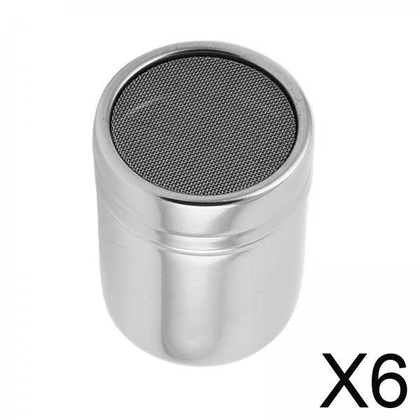 6xChocolate Shaker Malla Fina Polvo Café Para Cupcake Cocina Pastel