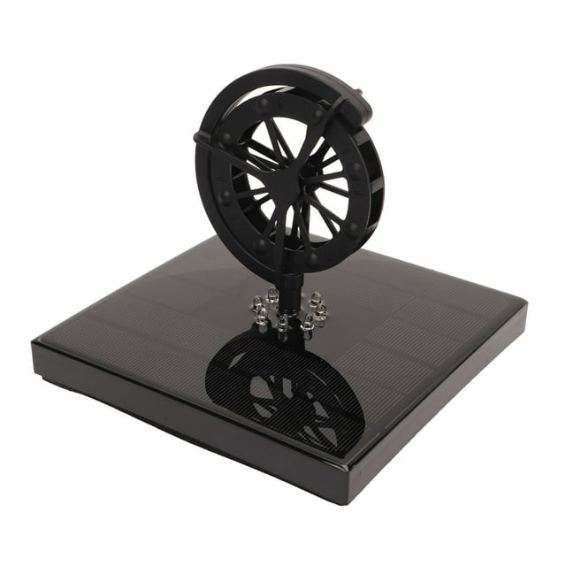 Solar Fountain Pump, IP68 Waterproof 1200mAh Battery LED Color Light Easy To Use Solar Fountain Magnetic Switch for Garden