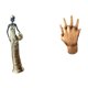 thumbnail image 1 of Figura africana de escritorio, estatua de mujer tribal, escultura de mano, decoración artística de resina con dedos entrelazados, ideal para regalar,, 1 of 8