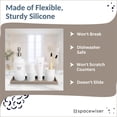 thumbnail image 4 of Tray Spacewiser para encimera o tocador, 11,7 cm, silicona, arena costera, 4 of 8