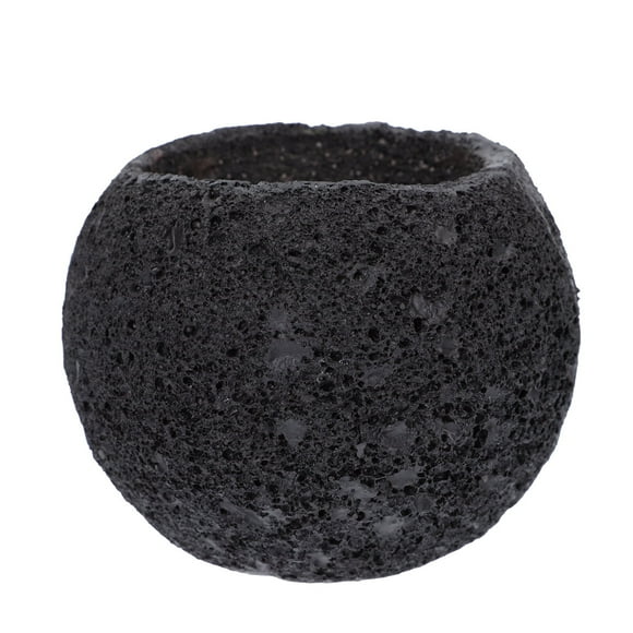 Lava Stone Pot Office Decor Plant Flower Arrangement Vase Container Desktop Ornament Volcanic Design Planter